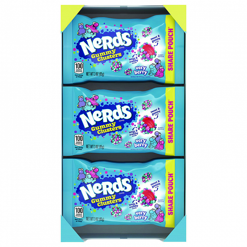 Very Berry Clusters Share Pack, Berry, 3 oz Packet, 12/Carton (22002361)