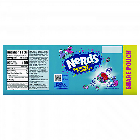 Very Berry Clusters Share Pack, Berry, 3 oz Packet, 12/Carton (22002361)