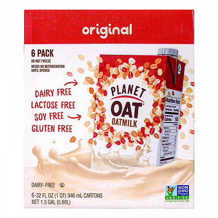 Original Oat Milk Cartons, 32 oz Carton, 6/Carton (22002375)