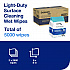 Light-Duty Surface Cleaning Wet Wipe, 1-Ply, 8 x 6, Unscented, White, 2,500 Sheets/Roll, 2 Rolls/Carton (192816)