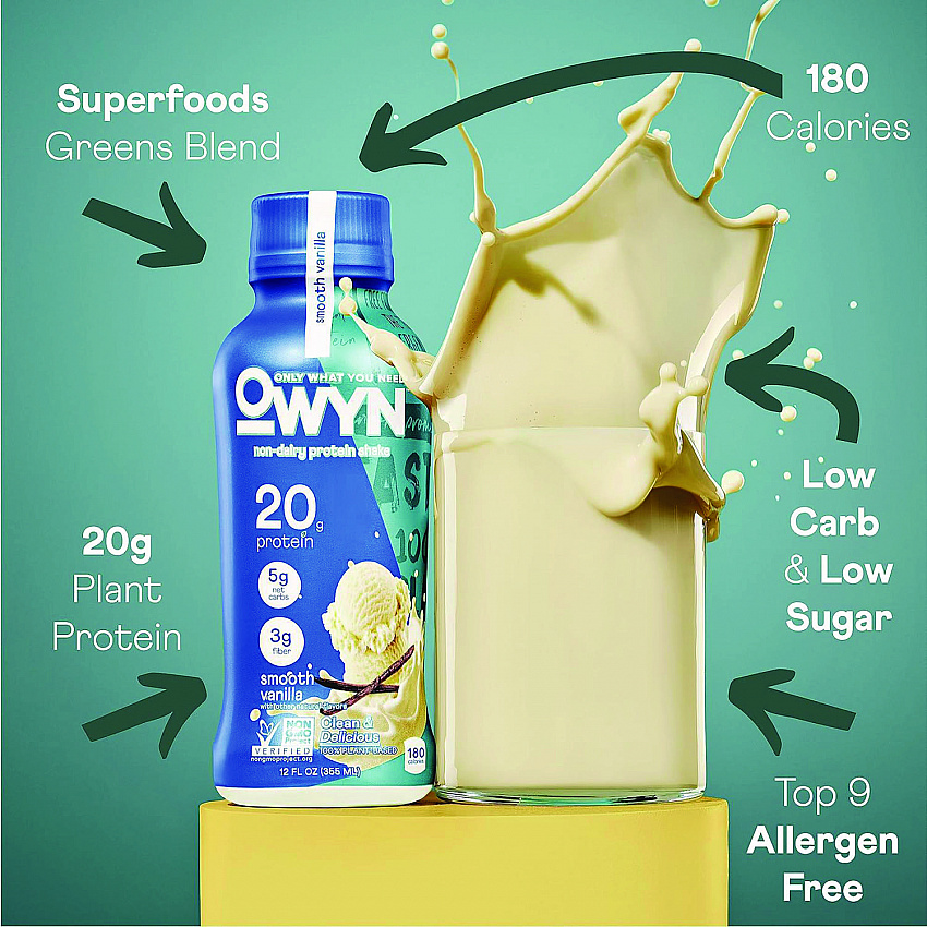 20 g Protein Drink, Vanilla, 12 oz Bottle, 12/Carton (38200002)