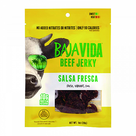 Beef Jerky Salsa Fresca Snack Pack, Salsa Fresca, 1 oz Packet, 12/Carton (22002305)