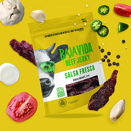 Beef Jerky Salsa Fresca Snack Pack, Salsa Fresca, 1 oz Packet, 12/Carton (22002305)