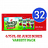 Juice Box Variety Pack, Assorted Flavors, 6.75 oz. Box, 32/Carton (22002370)