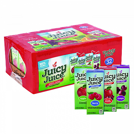 Juice Box Variety Pack, Assorted Flavors, 6.75 oz. Box, 32/Carton (22002370)