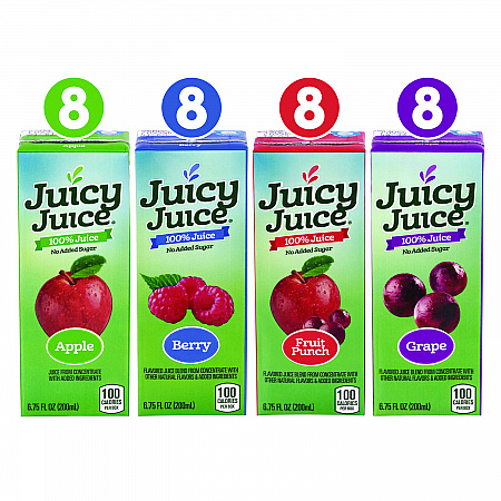 Juice Box Variety Pack, Assorted Flavors, 6.75 oz. Box, 32/Carton (22002370)