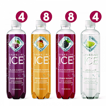 Fruit Frenzy Variety Pack, Assorted Flavors, 17 oz Bottle 24/Carton (22002383)