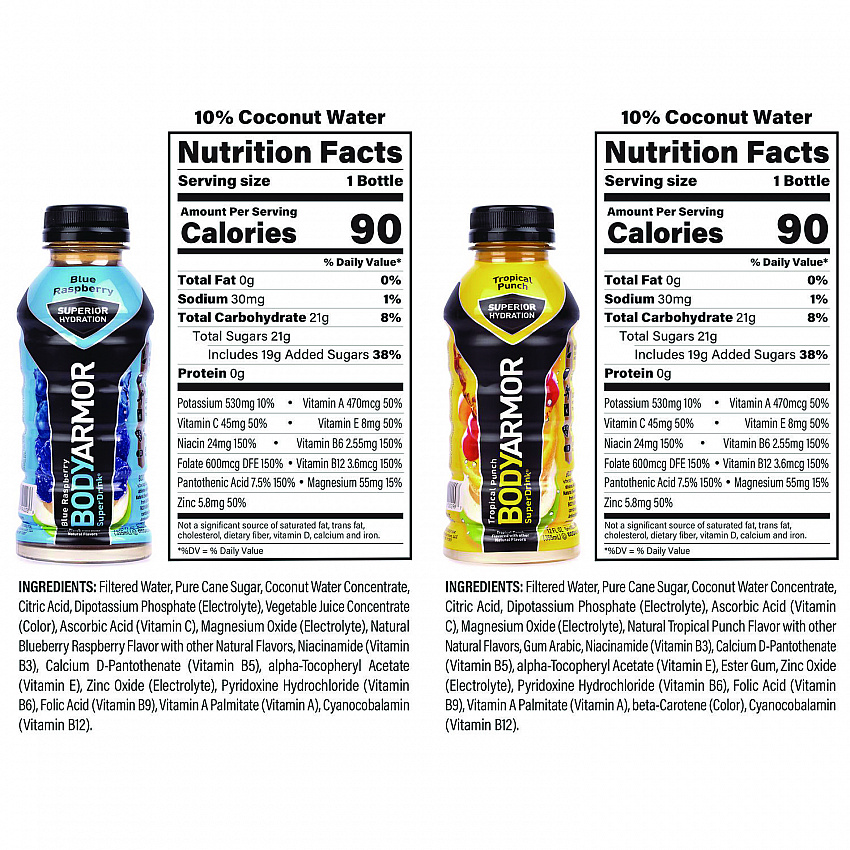 BASE Sports Drink Variety Pack, Assorted Flavors, 12 oz Bottle, 24/Carton (22002381)