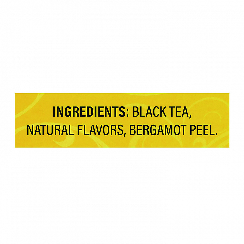 Tea Bags, Earl Grey, Individually Wrapped, 100/Carton (22002386)