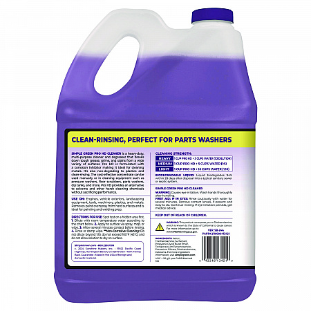 Pro HD Heavy-Duty Cleaner, 1 gal Bottle, 4/Carton (13421)