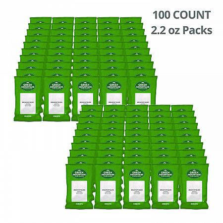 Breakfast Blend Coffee Fraction Packs, 2.2 oz, 100/Carton (4432)