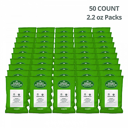 French Roast Coffee Fraction Packs, 2.2oz, 50/Carton (4441)