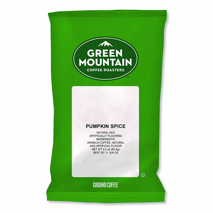 Pumpkin Spice Coffee Fraction Packs, 2.2 oz, 50/Carton (4757)