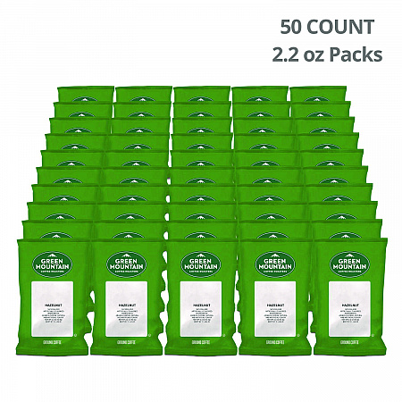 Hazelnut Coffee Fraction Packs, 2.2 oz, 50/Carton (4792)