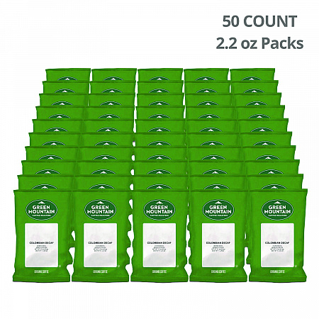 Colombian Decaf Coffee Fraction Packs, 2.2oz, 50/Carton (5531)