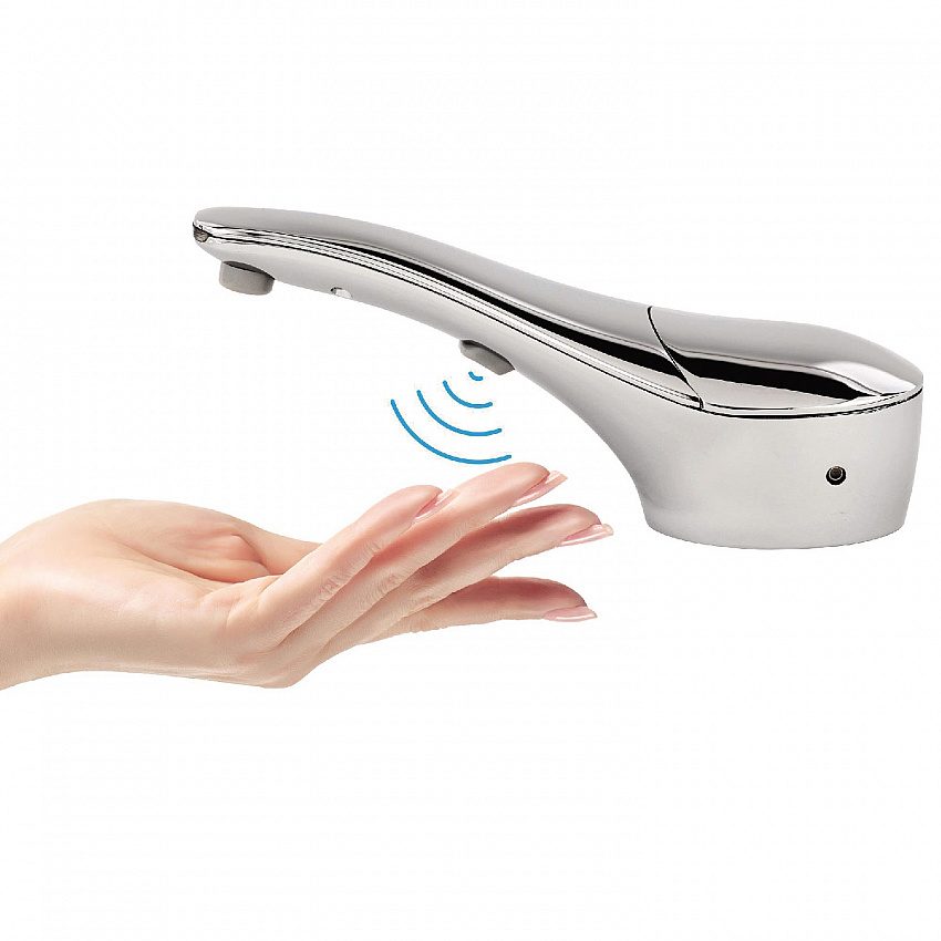 SureFlo Top-Fill Automatic Bulk Foam Soap Dispenser, 34 oz, 2.75 x 6.75 x 3, Polished Chrome (824)