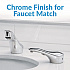 SureFlo Top-Fill Automatic Bulk Foam Soap Dispenser, 34 oz, 2.75 x 6.75 x 3, Polished Chrome (824)