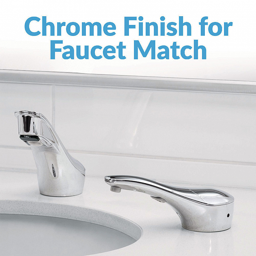 SureFlo Top-Fill Automatic Bulk Foam Soap Dispenser, 34 oz, 2.75 x 6.75 x 3, Polished Chrome (824)