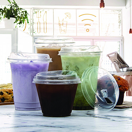 Prima Strawless Plastic Lids, Fits 9 oz to 20 oz Cold Cups, Clear, 1,000/Carton (P662RSL)