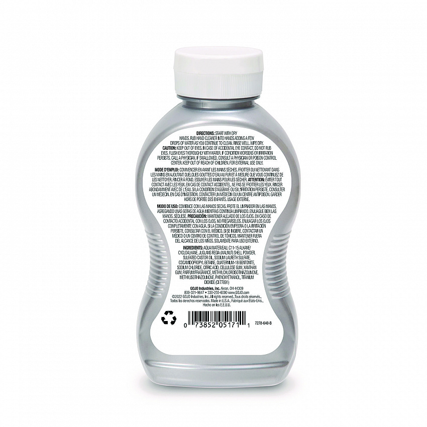 SUPRO MAX Hand Cleaner Bottle, Floral Scent, 10 oz,  8/Carton (727808CT)