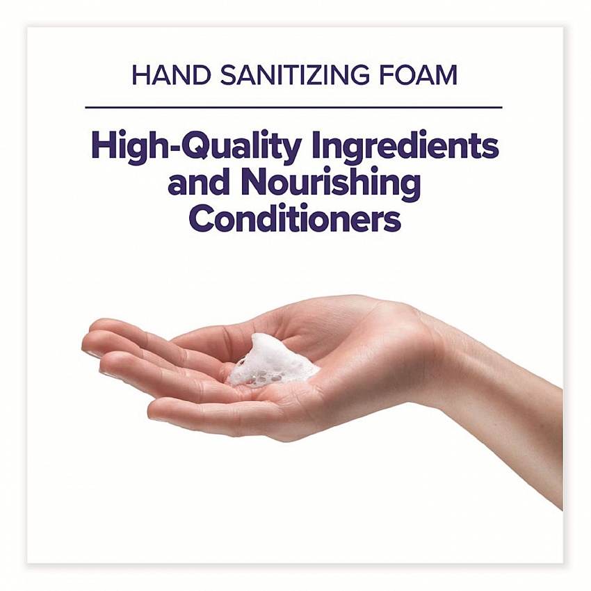Advanced Hand Sanitizer Foam, For CS4 and FMX-12 Dispensers, 1,200 mL Refill, Unscented, 4/Carton (519204CT)