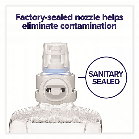 Advanced Hand Sanitizer Foam, For CS4 and FMX-12 Dispensers, 1,200 mL Refill, Unscented, 4/Carton (519204CT)