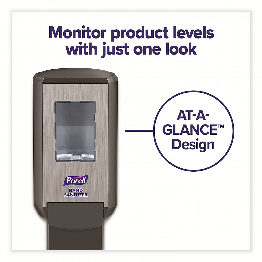 Advanced Hand Sanitizer Foam, For CS4 and FMX-12 Dispensers, 1,200 mL Refill, Unscented, 4/Carton (519204CT)