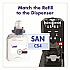 Advanced Hand Sanitizer Foam, For CS4 and FMX-12 Dispensers, 1,200 mL Refill, Unscented, 4/Carton (519204CT)