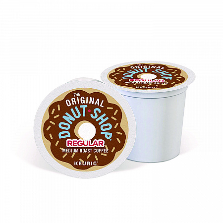 Donut Shop Coffee K-Cups, Regular, 80/Carton (22000684)