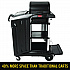 Executive High Security Janitorial Cleaning Cart, Plastic, 4 Shelves, 1 Bin, 23.1
