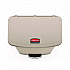 Streamline Resin Step-On Container, Front Step Style, 18 gal, Polyethylene, Beige (1883460)