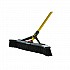 Maximizer Push-to-Center Broom, 36 x 58.13, Polypropylene Bristles, Steel Handle, Yellow/Black (2018728)