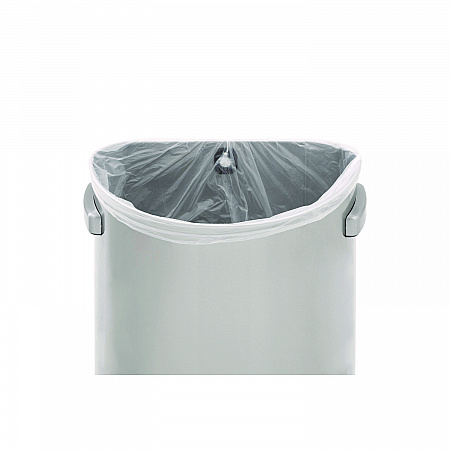 Refine Series Waste Receptacle, 21 gal, Plastic/Stainless Steel (2147582)