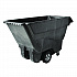 1 cu yd Structural Foam Tilt Truck, Standard Duty, 1,250 lb Capacity, Black (9T15BLA)
