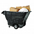 1 cu yd Structural Foam Tilt Truck, Standard Duty, 1,250 lb Capacity, Black (9T15BLA)