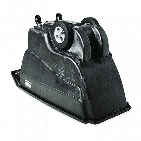 0.75 cu yd Structural Foam Tilt Truck, Standard Duty, 1,000 lb Capacity, Black (1013BLA)