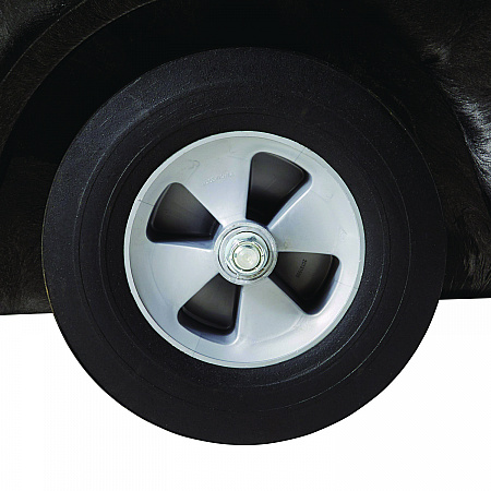 0.75 cu yd Structural Foam Tilt Truck, Standard Duty, 1,000 lb Capacity, Black (1013BLA)