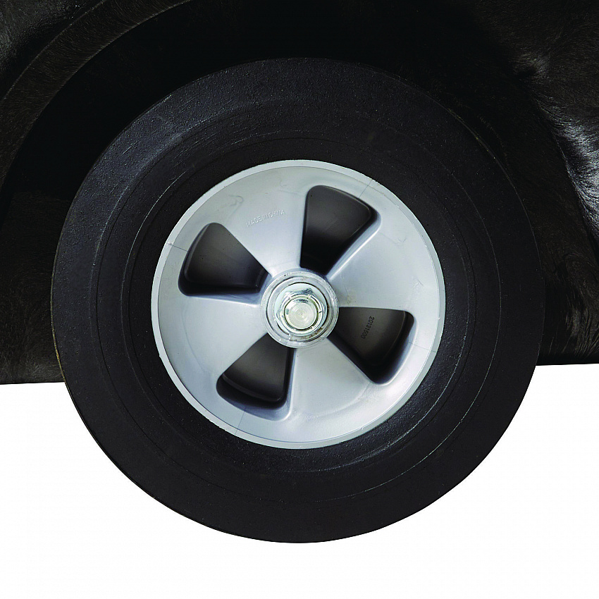 0.75 cu yd Structural Foam Tilt Truck, Standard Duty, 1,000 lb Capacity, Black (1013BLA)