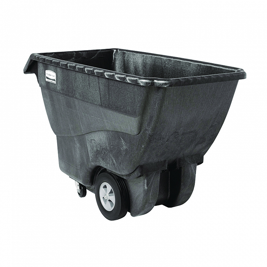 4" Caster for the 3/4" Std Duty Tilt Truck, Rigid Mount Plate, 4" Wheel, Black/Gray (1013L2)