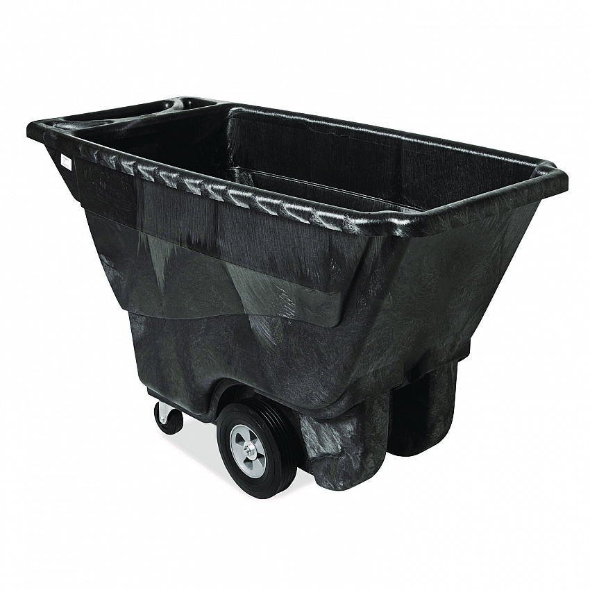 4" Caster for the 3/4" Std Duty Tilt Truck, Rigid Mount Plate, 4" Wheel, Black/Gray (1013L2)
