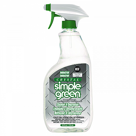 Crystal Industrial Cleaner/Degreaser, 24 oz Spray Bottle, 12/Carton (19024)