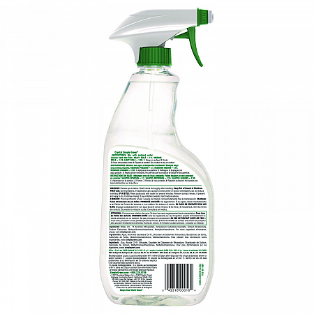 Crystal Industrial Cleaner/Degreaser, 24 oz Spray Bottle, 12/Carton (19024)