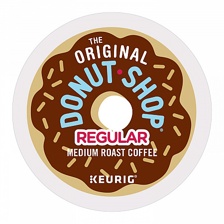 Donut Shop Coffee K-Cups, Regular, 24/Box (60052101)