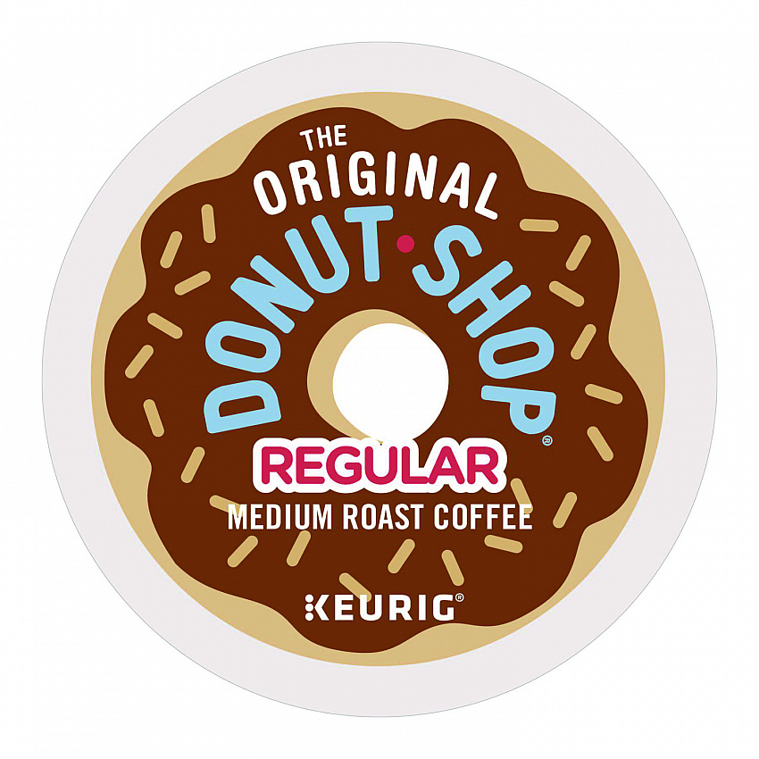 Donut Shop Coffee K-Cups, Regular, 24/Box (60052101)