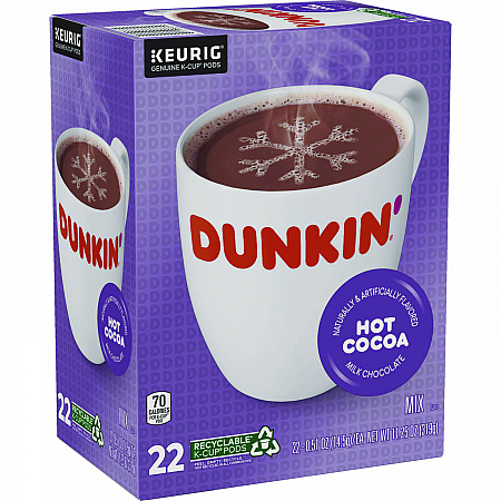 Milk Chocolate Hot Cocoa K-Cup Pods, 22/Box (1261)