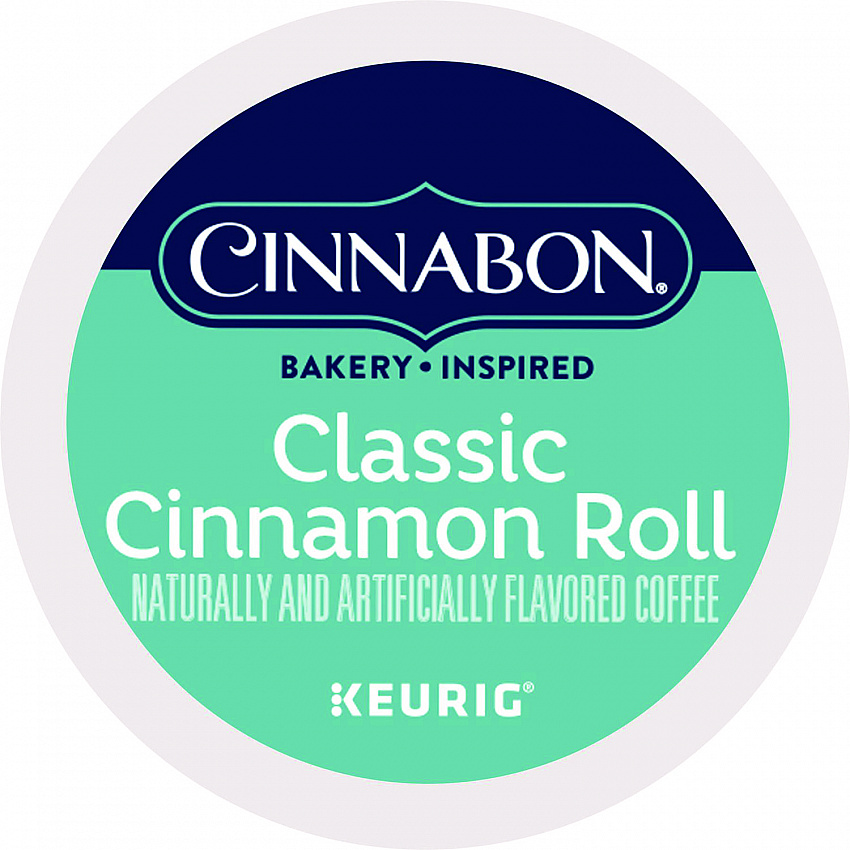 Cinnabon Classic Cinnamon Roll Coffee K-Cups, 24/Box (6305)