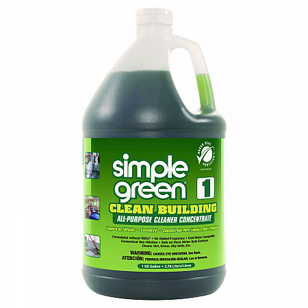 Clean Building All-Purpose Cleaner Concentrate, Unscented, 1 gal Bottle, 2/Carton (11001CT)