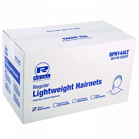 Lightweight Latex-Free Hairnets, Nylon, 24