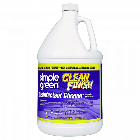 Clean Finish Disinfectant Cleaner, Herbal Scent, 1 gal Bottle, 4/Carton (01128)