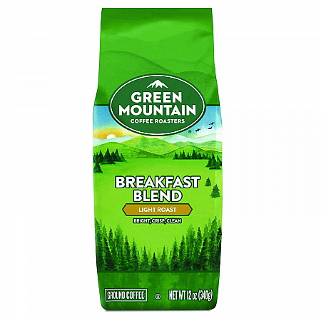 Breakfast Blend Ground Coffee, 12 oz Bag (38520)
